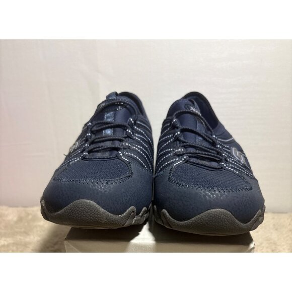 Skechers Casual Shoes Wm 8 Navy Bikers Lite Relive Air Cooled Memory Foam - Picture 4 of 12